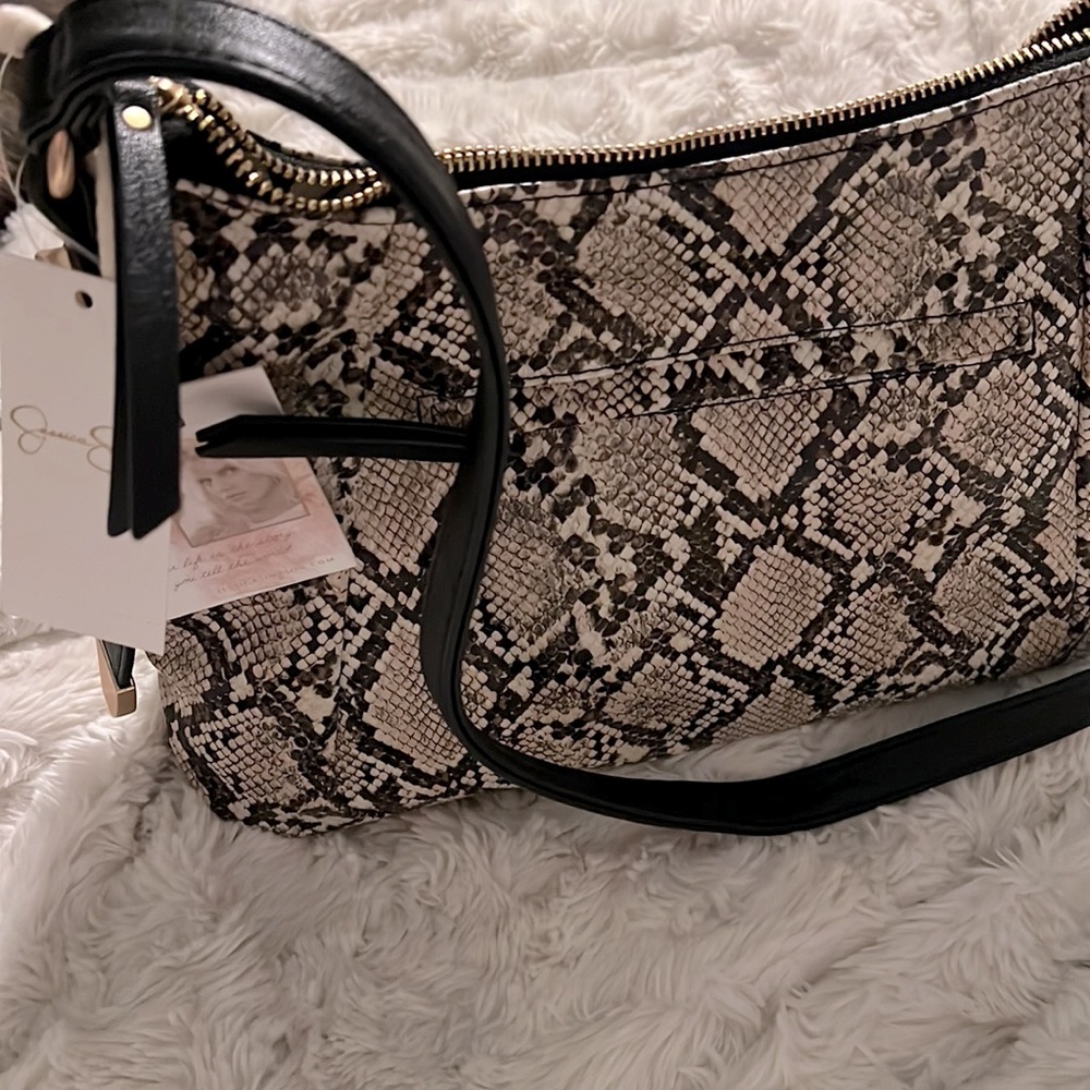 Jessica Simpson NWT Snakeskin shoulder bag